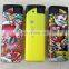 plastic windproof lighter cigarette lighter electronic lighter with or without LED
