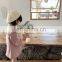 6729 New fashion korean spring baby girls turndown collar casual dress