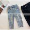 Children's clothing big stretch soft waxy denim children's pants for boys and girls skinny jeans all-match pants