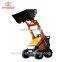 Small mini track skid steer backhoe loader attachments for sale