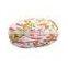 polyester clothes flat round cameroon t-shirt spaghetti macrame dyed recycle t shirt yarn to crochet