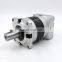 Helical and parallel reduction gearbox for AC servo motor