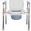 amazon hot sales Toilet Chair portable easy to folding white for disabled use