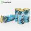 Customized Roasted Coffee Beans Cylinder Printed Round Kraft Paper Boxes with Tin Lid