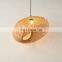 Tonghua 2021 New Arrive Environmental Friendly Big Bamboo Lamp Shade Indoor Decorative Warm White Hanging Light