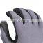 Gradeen construction labor working hand protective black nirtile coated oil resistant gloves printed with logo