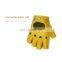 HANDLANDY Yellow sports half finger glove leather work gloves outdoor riding ladies gloves