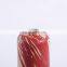 Traditional Chinese Round Red Porcelain Rustic Handmade Decoration Vase