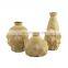 Nordic Style Modern And Simple Geometric Snowflake Design Matt Tabletop Ceramic Vase for Home Decoration