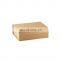 Bespoke natural kraft brown wholesale paper packaging gift hamper boxes with magnetic lid