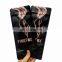 Custom Printed 3 Sides Sealed Mini Packaging Zipper Hot Sealed Food Bag/Coffee Bag With Hang Hole