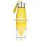Newest Style H2O Private Label Fruit Plastic Infuser Water Bottle
