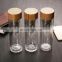 Vacuum Insulated Double Wall Glass Tea Water Bottle Tumbler High Borosilicate Crystal Water Bottles With Tea Infuser Bamboo Lid