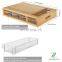 Organic Bamboo Chopping Board with plastic Trays drawers Carving Board with Stackable Containers Easy-Grip Handle