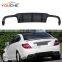 W204 Rear Lip Diffuser for Mercedes C Class W204 C300 M Sport C63 Style PP Diffuser 2012-2014