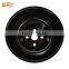 HIDROJET excavator part fan drive pulley 6732-61-3740 fan belt pulley for 6D102