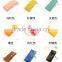 Fashion Lady Colorful Ultrathin Contrast Color PU Leather Women Wallet with Many Card Slots