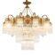 Big Crystal Pineapple Beads Chandelier Customized Project Pendant Lamp For Lobby