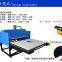 Hydraulic printing machine Hengjun hydraulic sublimator 100 * 80cm flat ironing machine hydraulic double station ironing