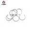 Moderate Price Stainless Steel Flat Custom Keychain Accessories Holder Split Ring For Bag