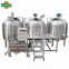 TIANTAI commerical 500L 3 vessel steam heating micro brewery equipment for sale