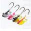 JOHNCOO Lead Head Hooks 3.5G 6G Fish Head Deep Sea Fishing Painted Jig Heads Fishing Hook