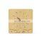 New Design Square Eco-Friendly Household Living Room Bamboo Tide Wall Clock