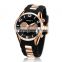 Customized Water Proof Rose Branded Watch Men Gold Classic Sport Watch Japan Movement Stainless Steel Chronograph Mens Watch