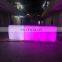 Color changing LED Club Bar Furniture LED Furniture Beach Bar Mobile Bar Counter Table and Stool