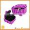 high quality custom make purple velvet material 16bottles essential oil carrying bag,wholesase price essential oil carry case