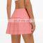 Hot Sale Mini Yoga Tennis Pleated Shirts Two In One Sports Golf Fitness With Shorts Skirt Women Sports Outfit Wear