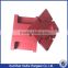 custom extruded red anodize aluminum profile parts                        
                                                                                Supplier's Choice
