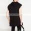 New Style Men's Blank Pullover Black Sleeveless Hoodies