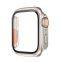 LeYi Luxury PC Case Sport Cover Full Screen Protector Tempered Glass Watch Case for iphone Watch Series 6 7 Change to 8 ULTRA 2