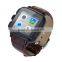 Built in 5MP camera and leather band Android Watch Phone