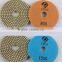 Flexible resin 7 step pad 4inch x3mm for polishing granite /marble