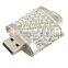 Silver Lock Shape Jewelry Drive Usb 8gb With Gift Boxes