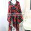 Wholesale Winter Fashion Wool Plaid Checked Ladies Pashmina Scarf