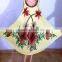 Sleeveless beach top tye dye dress umbrella cover up made in India-100% Rayon Dress