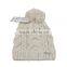 Newest Fashion Promotion Jacquard Knitted Hat with Top Ball
