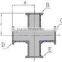 KF16 type four-way connection