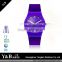 2015 Silicone wrist factory watches with japan quartz movement for girls