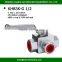 3 way ball valve with threaded