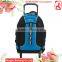 Customized school bag with wheel, waterproof wheeled backpack