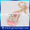 Promotion Key Chain Metal Shoes Keychain Fashion Rhinestone Slippers Keychain Keyring Funny Gifts K0079