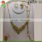 JQ055-10 wholesale fashion jewelry gold plated jewelry gold necklace jewelry set
