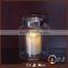 New design glass and leather candle lantern