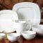 High quality 20pcs embossed porcelain dinnerware