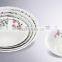 2015 New Design China Factory Daily Use White Porcelain Ceramic Cut Edge Bowl