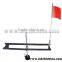 Wind resistant plastic built-in ruler ice fishing tip up